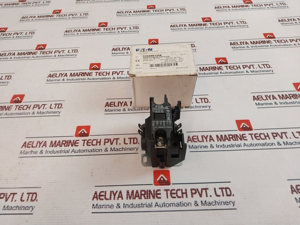 Eaton C25Anb125B Definite Purpose Contactor 208-220Vac 50Hz
