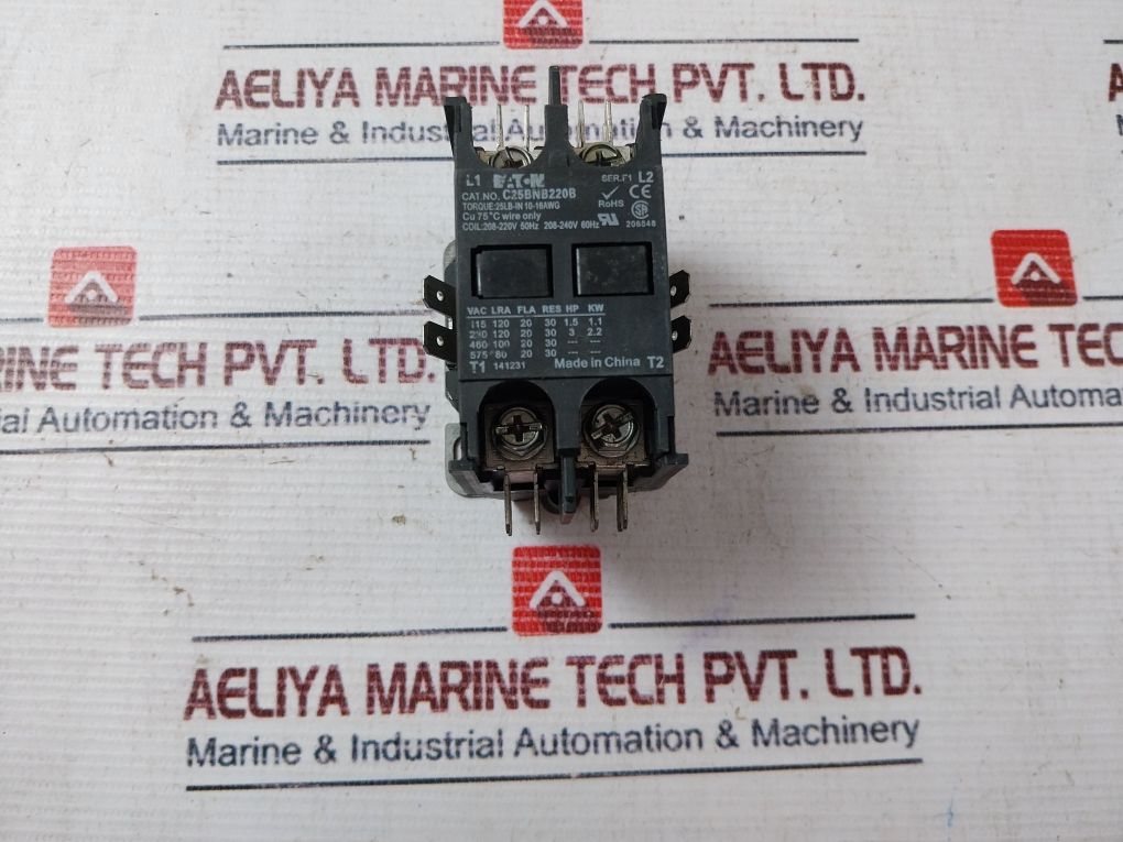 Eaton C25Bnb220A Definite Purpose Contactor 208-220V 50Hz
