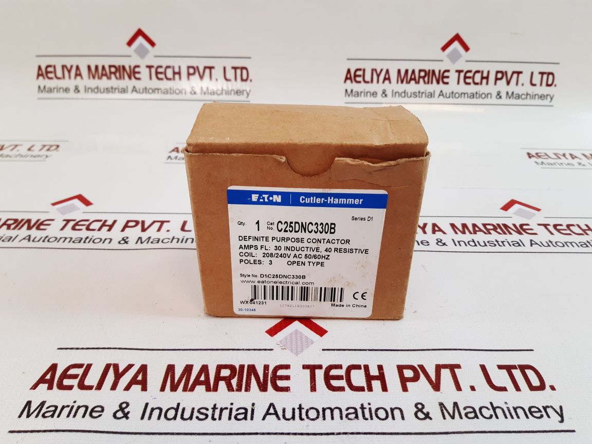 Eaton/Cutler-hammer C25Dnc330B Series.D1 Purpose Contactor