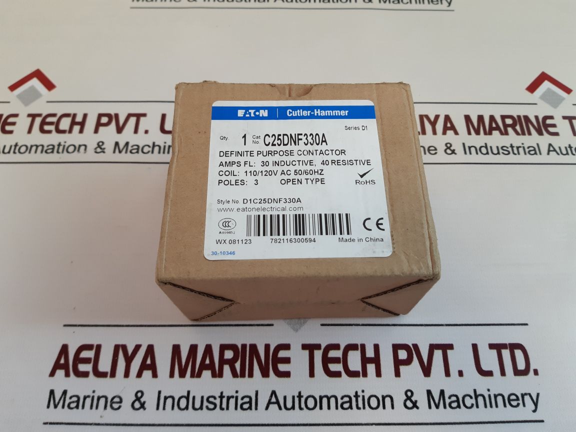Eaton C25Dnf330 Definite Purpose Contactor
