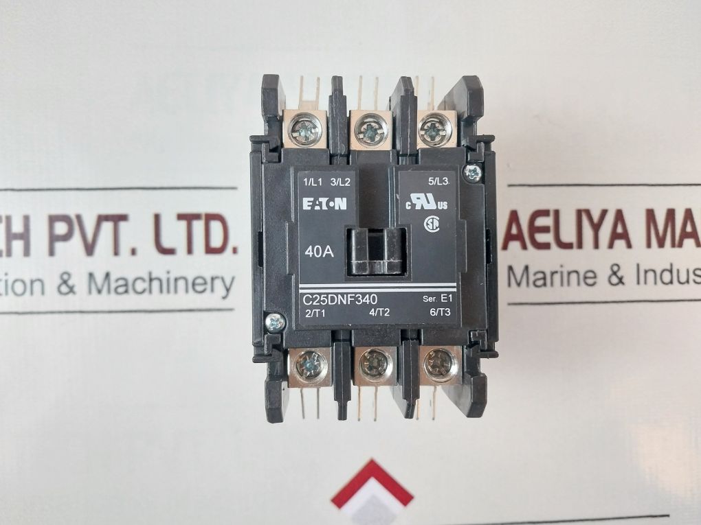 Eaton C25Dnf340 Ser.E1 Definite Purpose Contactor 24Vac, 40A