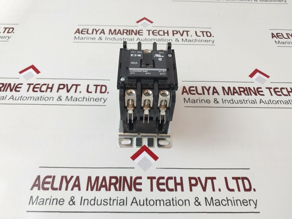 Eaton C25Dnf340 Ser.E1 Definite Purpose Contactor 24Vac, 40A