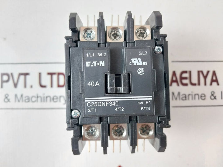 Eaton C25Dnf340 Circuit Breaker 24V 50-60Hz,40A Ser.E1 