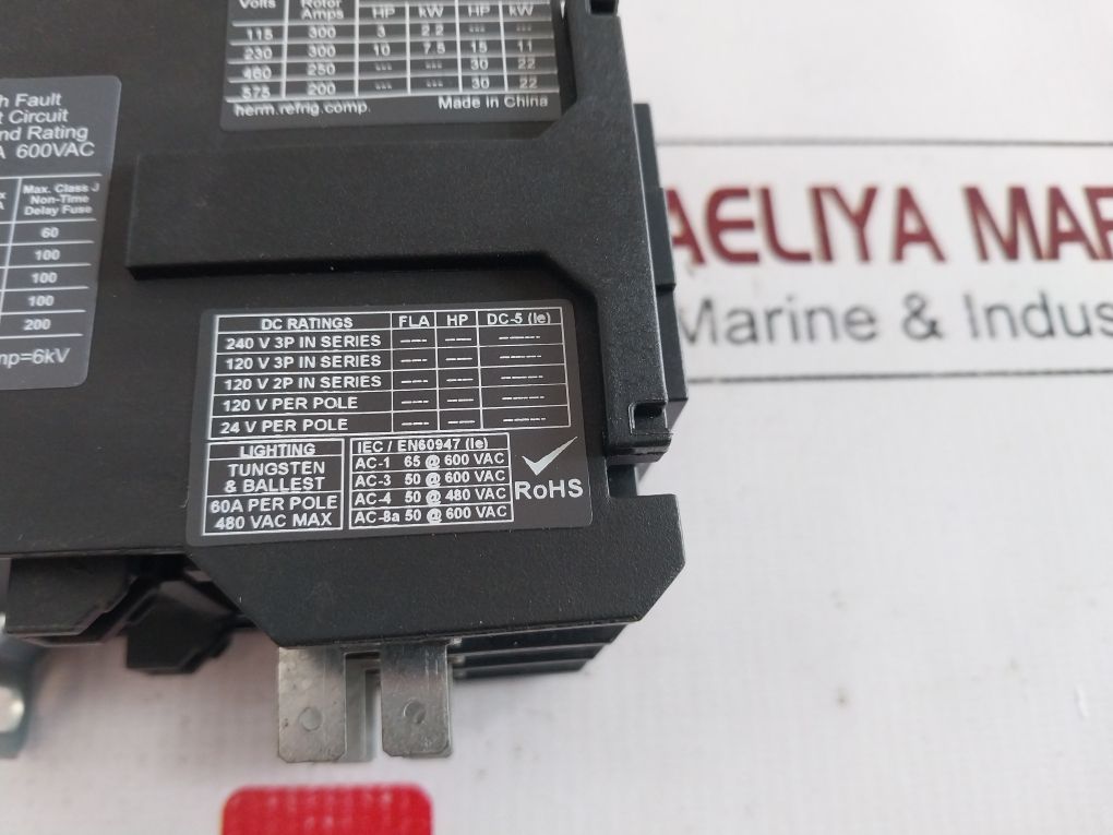 Eaton C25Dnj350A Definite Purpose Contactor 3 Pole C25Dnj350 Ser.:D1