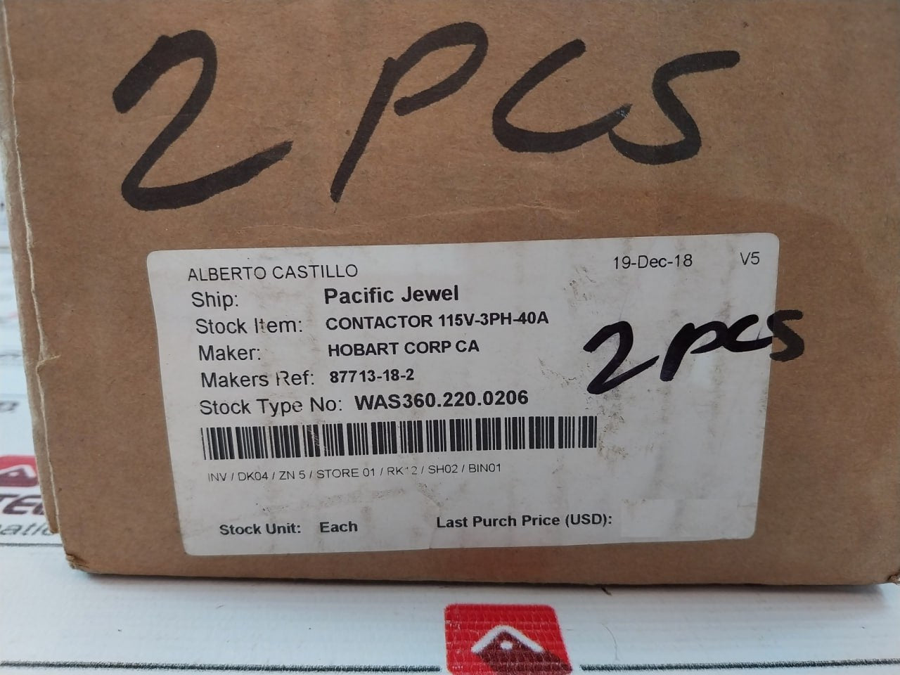 Eaton C25Dny112A Definite Purpose Contactor 87713-018-2