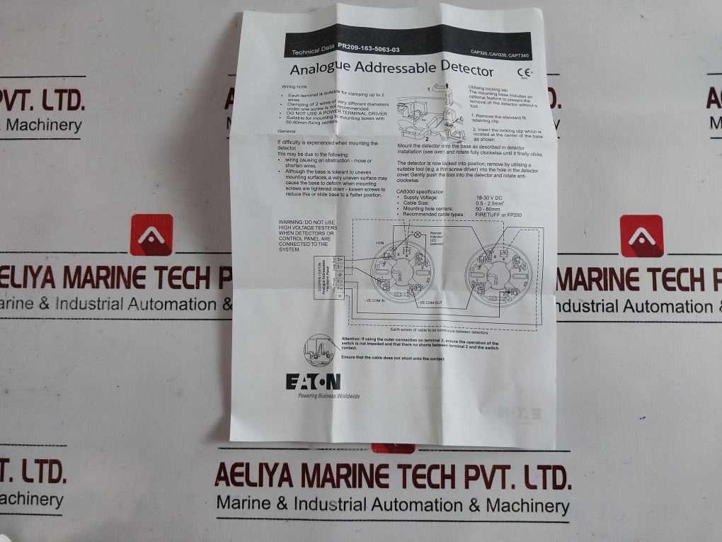 Eaton Cooper Cah330 Heat Sensor