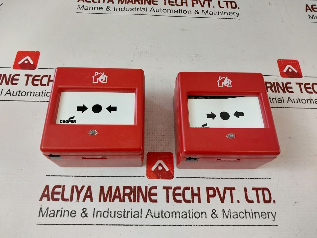 Eaton/Cooper Cbg370S Fire System Intelligent Addressable Surface Callpoint