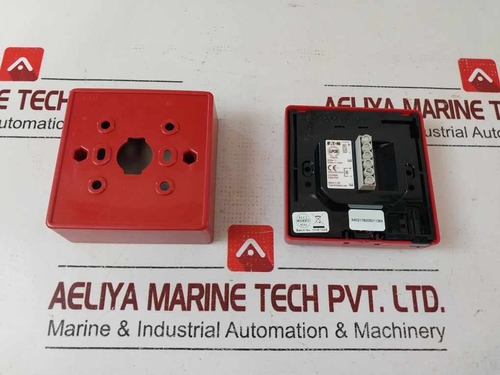 Eaton/Cooper Cbg370S Fire System Intelligent Addressable Surface Callpoint