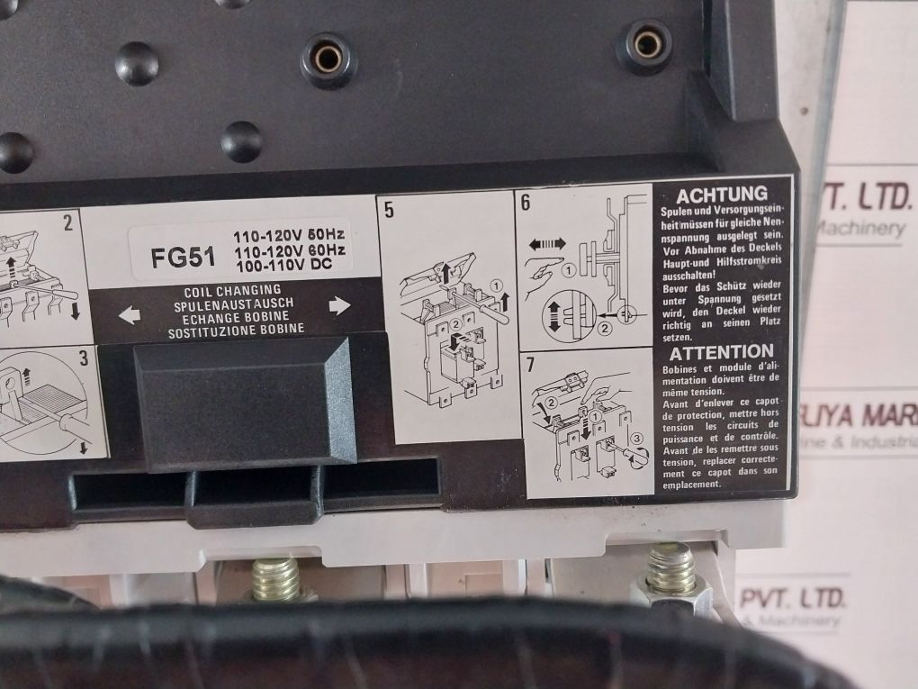 Eaton Cn55Tn3Ab Nema Size 6 Contactor