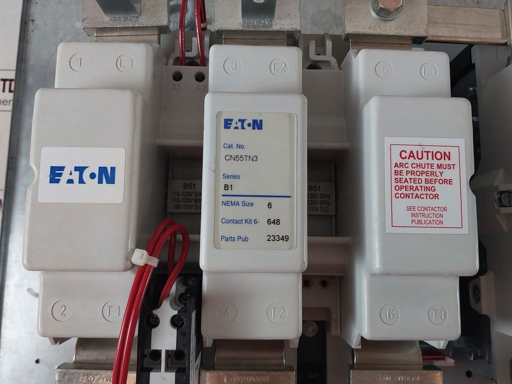 Eaton Cn55Tn3Ab Nema Size 6 Contactor