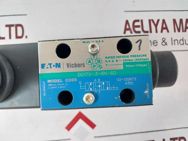 Eaton Dg17V-3-6N-60 Directional Control Valve