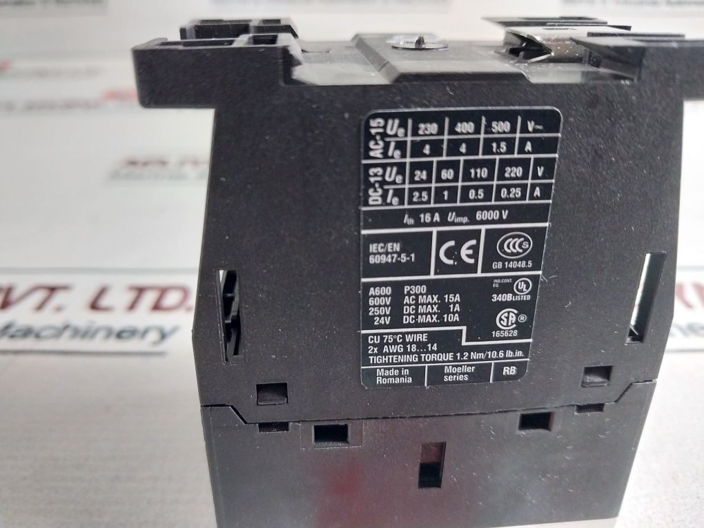 Eaton Dil A-40 Contactor Relay 220Vdc