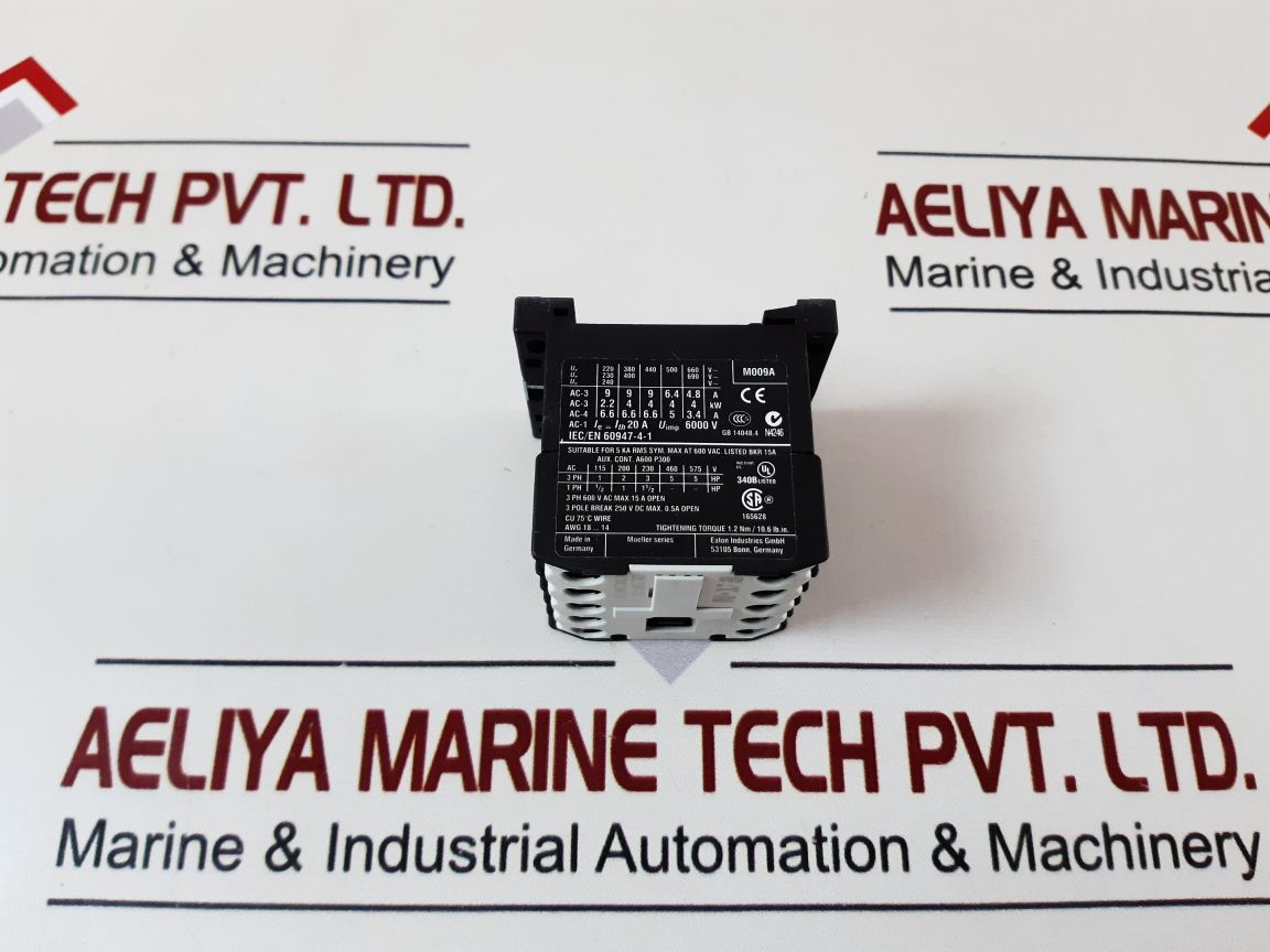 Eaton Dil Em-10 Contactor Xtmc9A10G2
