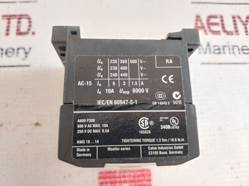 Eaton Dil Er-22-g Mini Contactor Relay 110V Dc