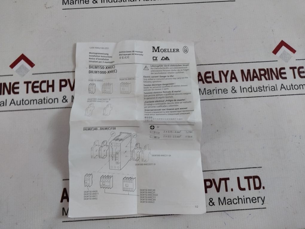Eaton Dil M1000-xhi11-si Auxiliary Contact Module