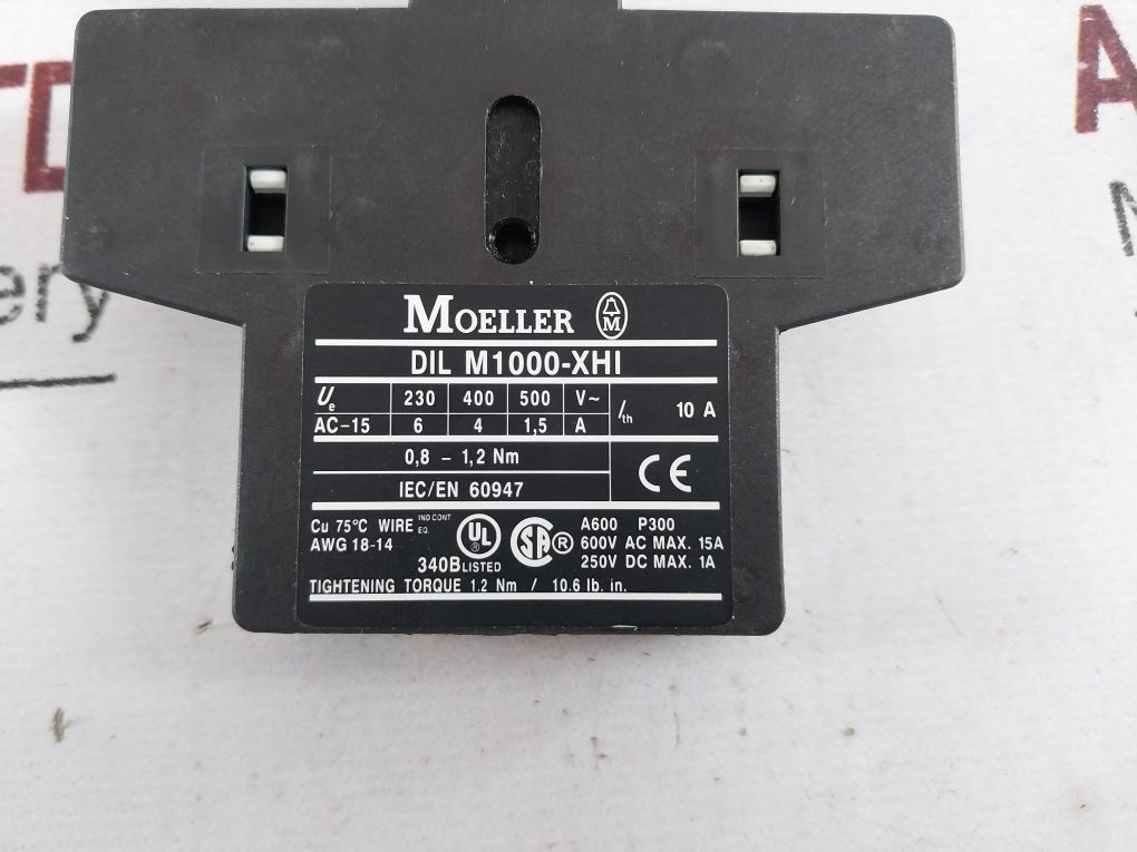 Eaton Dil M1000-xhi11-si Auxiliary Contact Module