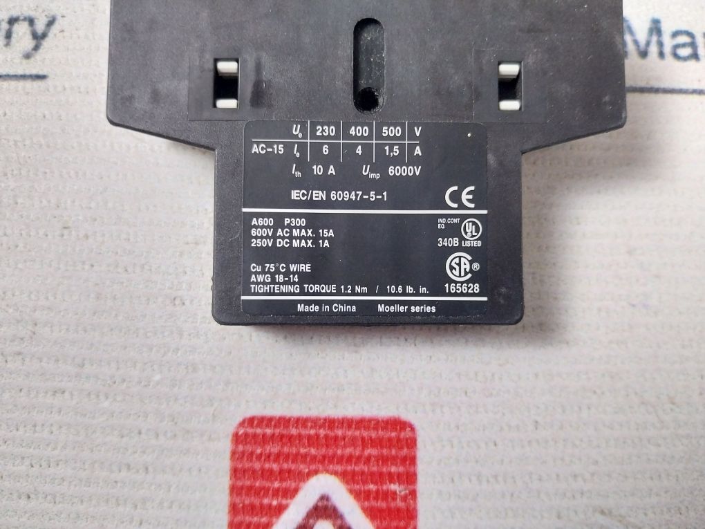 Eaton Dil M1000-xhi11-si Auxiliary Contact Module 15A