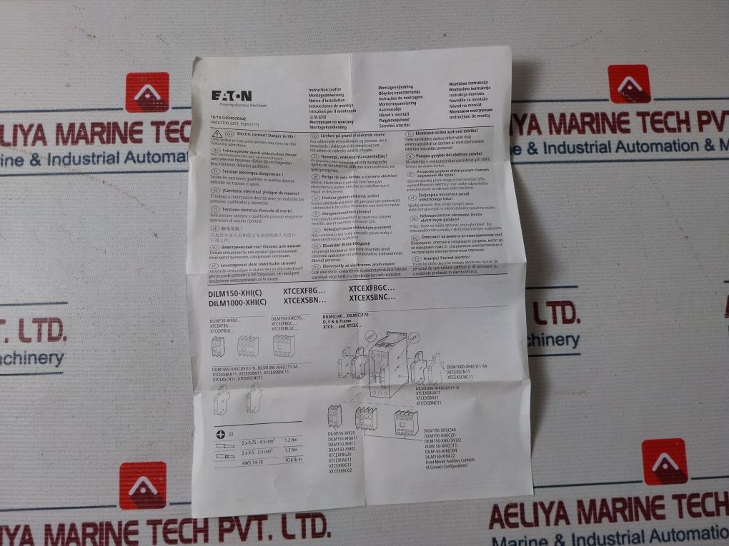 Eaton Dil M1000-xhi11-si Auxiliary Contact Module 15A