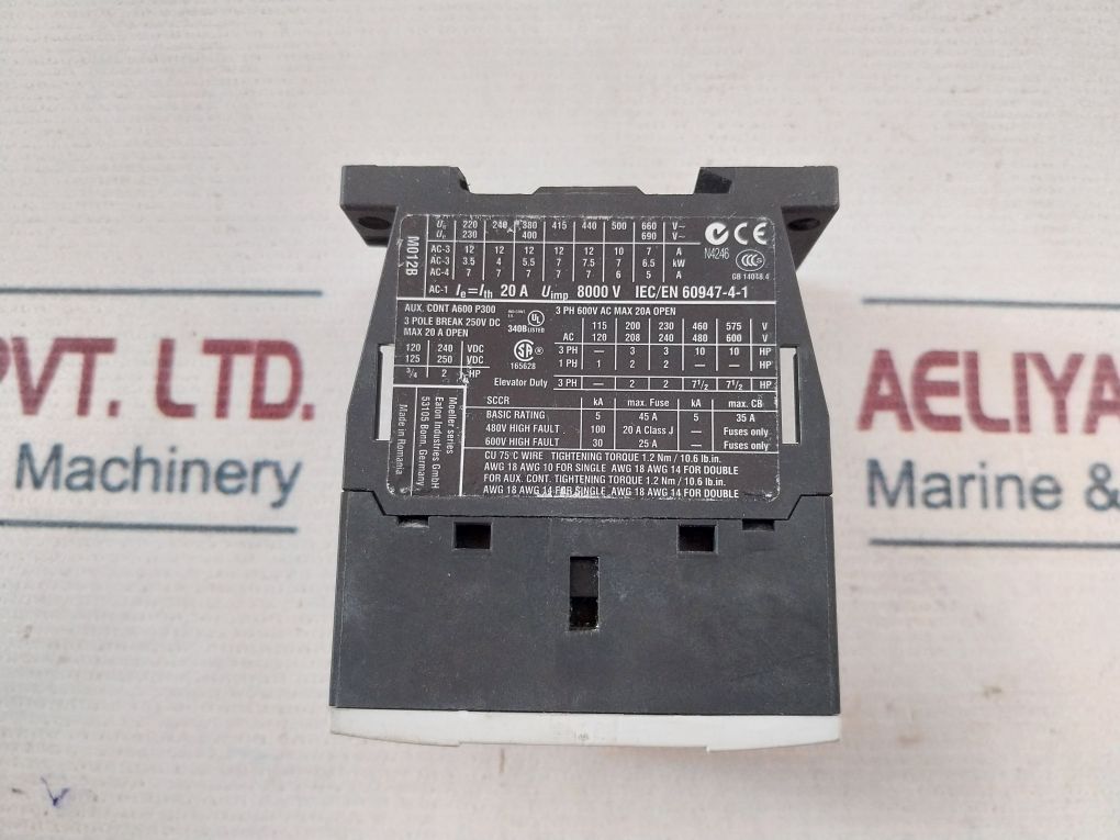 Eaton Dil M12-10 Contactor