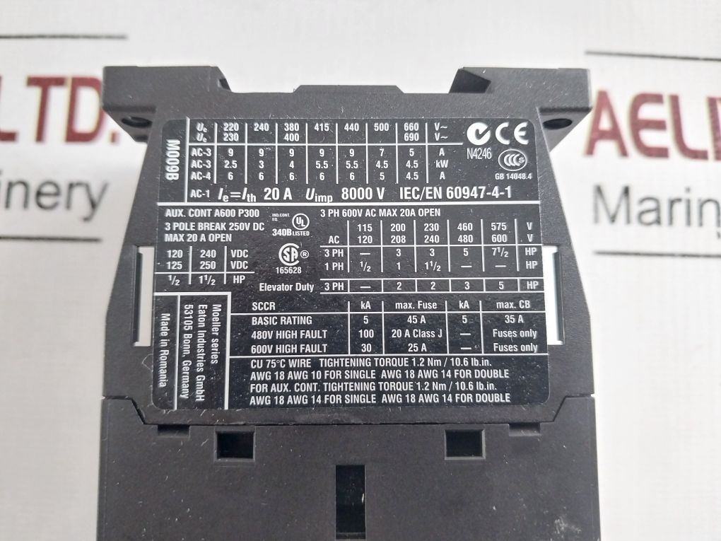 Eaton Dil M9-10 Contactor