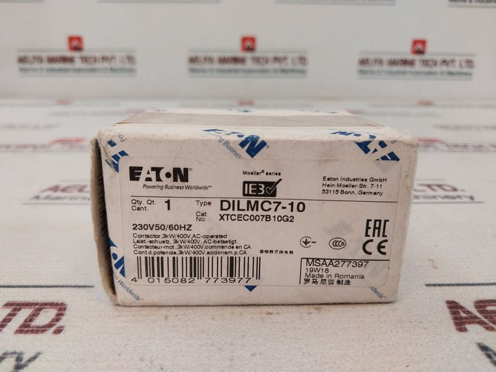 Eaton Dil Mc7-10 Contactor