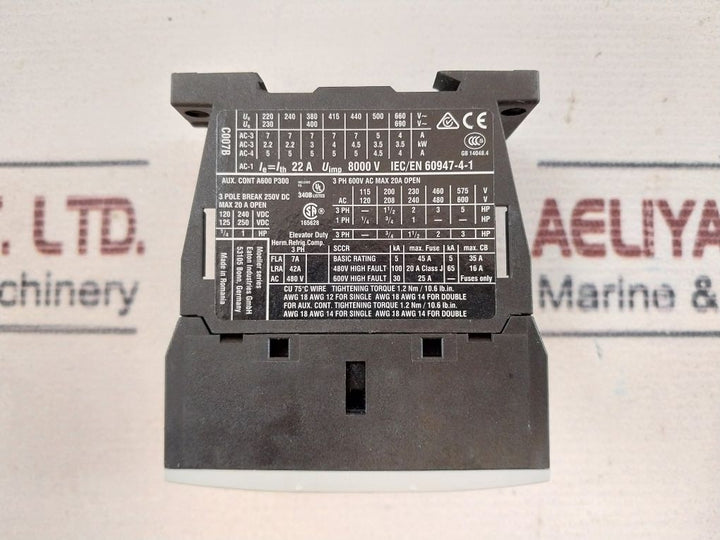 Eaton Dil Mc7-10 Contactor