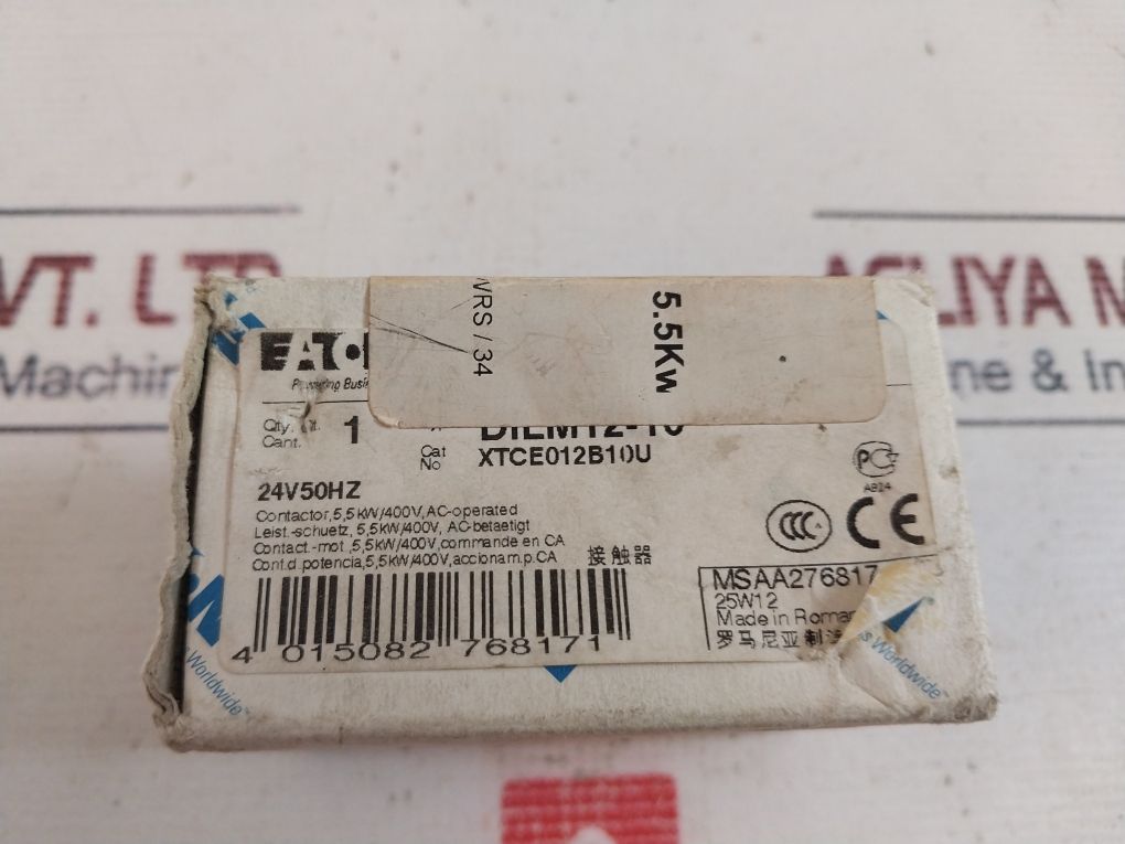 Eaton Dilm12-10 Contactor