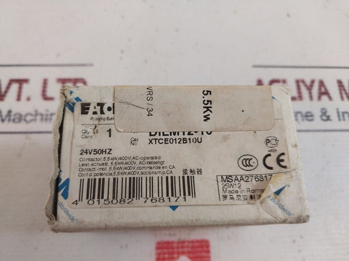Eaton Dilm12-10 Contactor