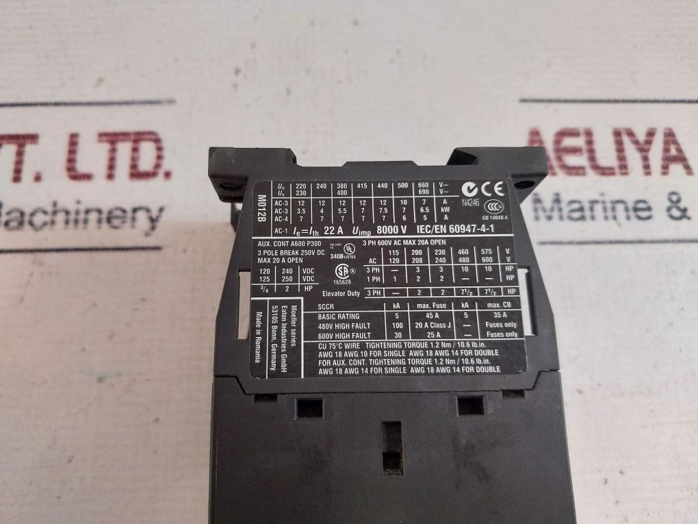 Eaton Dilm12-10 Contactor