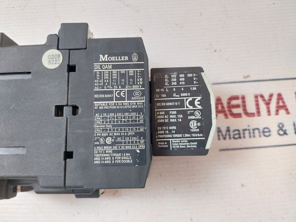 Eaton Dilm150-xhi11 Auxiliary Contact Block