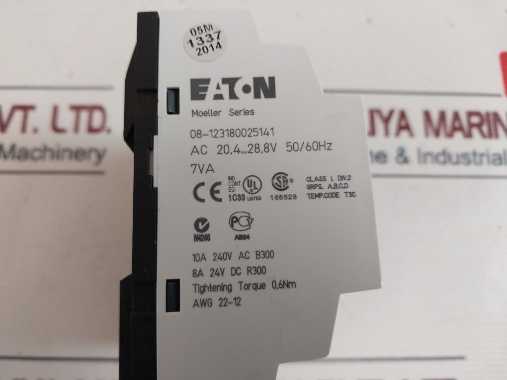 Eaton Easy 719-ab-rc Control Relay 24V Ac