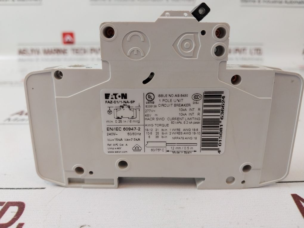 Eaton Faz-c1/1-na-sp Circuit Breaker