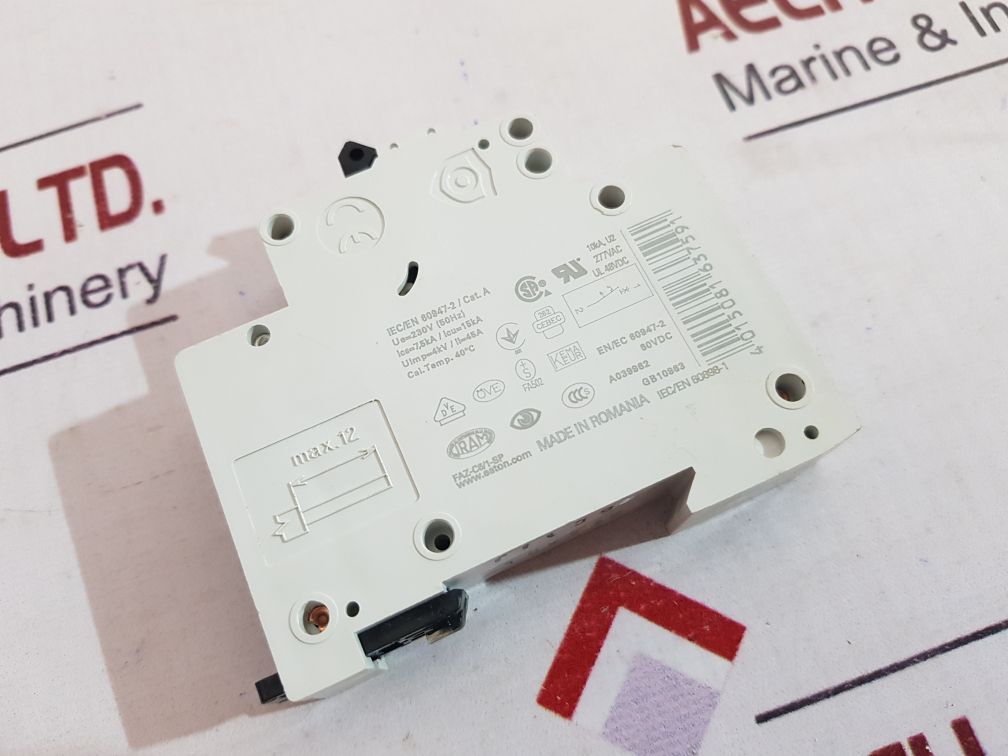 Eaton Moeller Series Faz-c6/1 Miniature Circuit Breaker