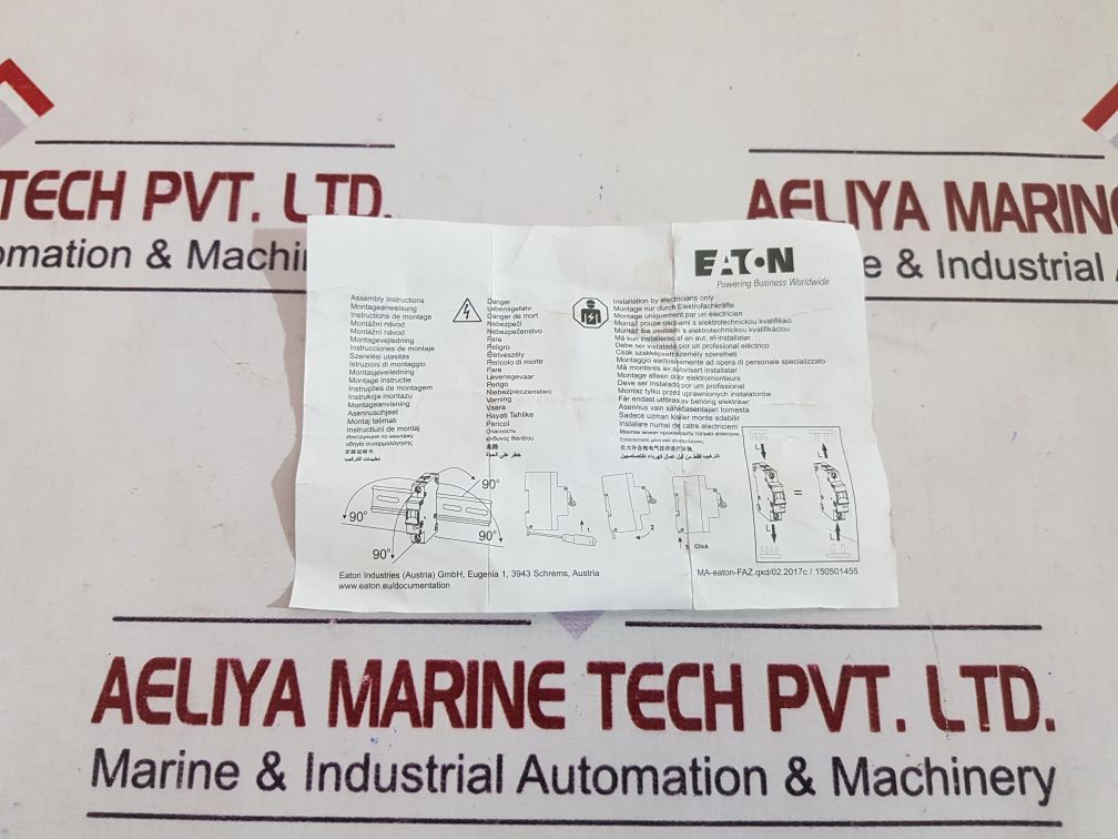 Eaton Moeller Series Faz-c6/1 Miniature Circuit Breaker