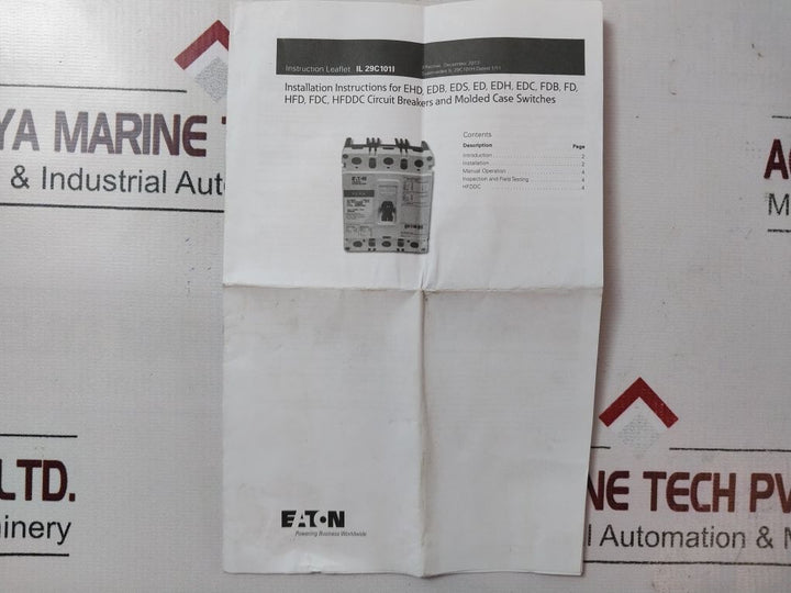 Eaton Hfd3015Lu16 3-p Industrial Circuit Breaker