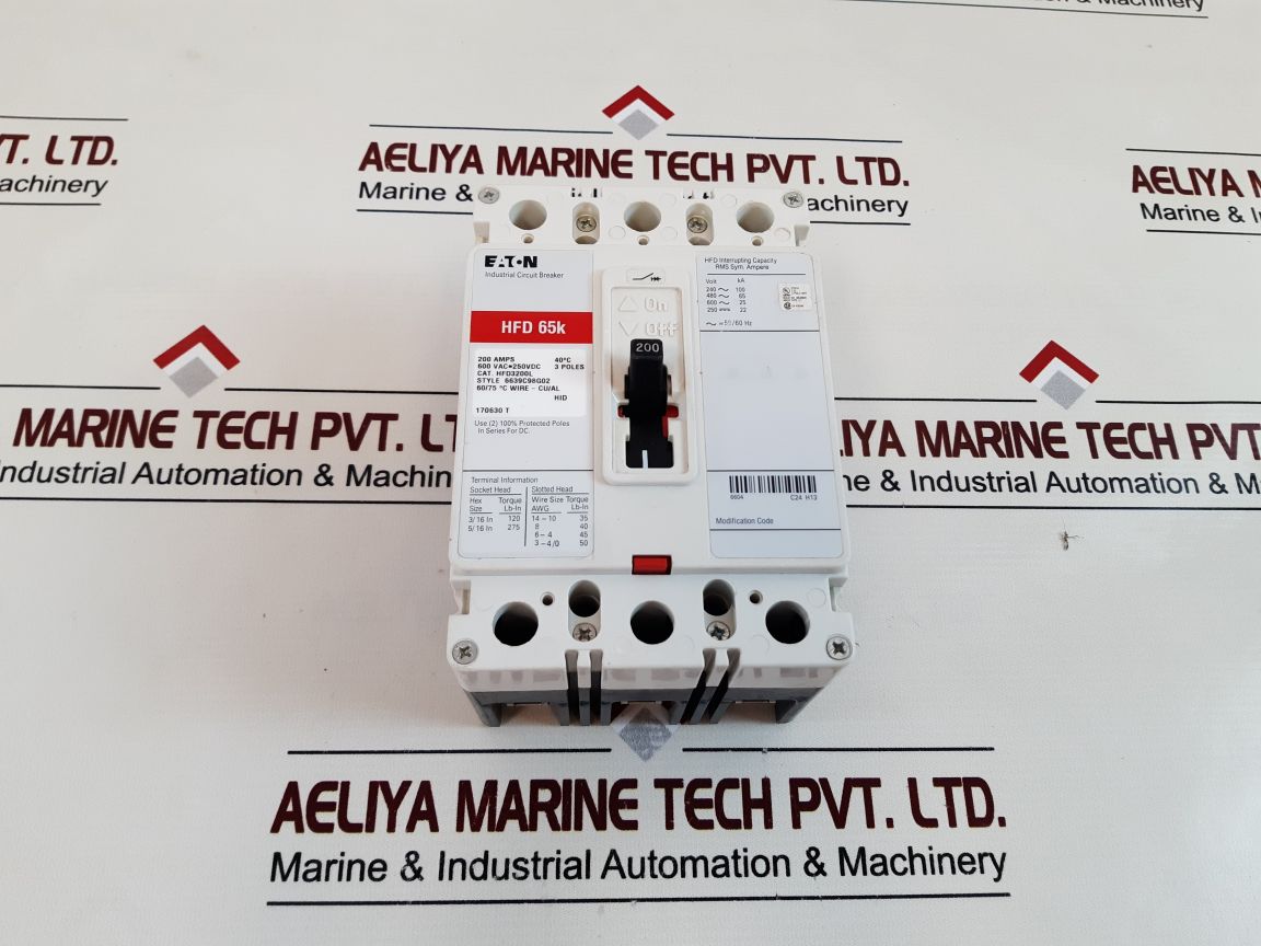 Eaton Hfd3200L Circuit Breaker