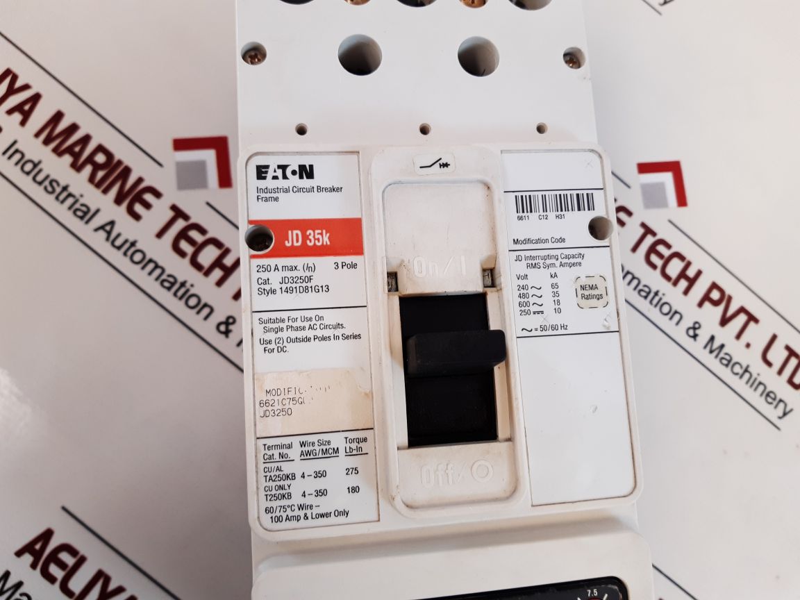 Eaton Jd3250F Circuit Breaker