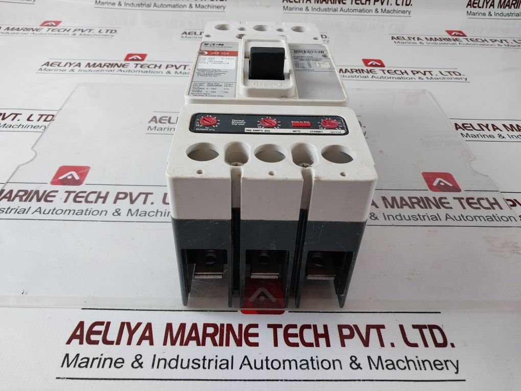 Eaton Jdb3200W 3 Poles Circuit Breaker Jdb 35K 200 Amps