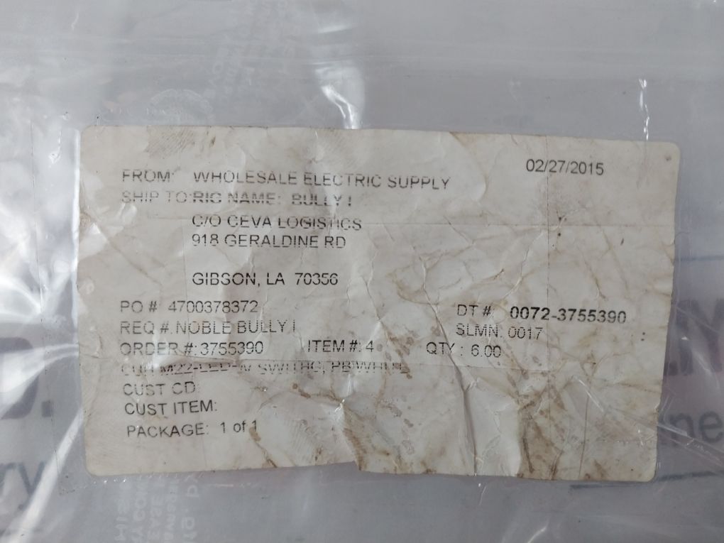 Lot Of 3X Eaton M22-led-w Lamp Module