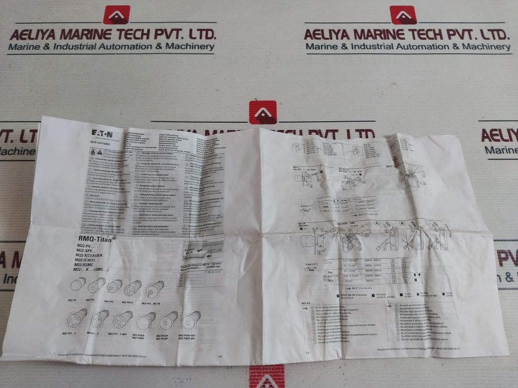 Eaton M22-pv Emergency Stop Switch Ip67