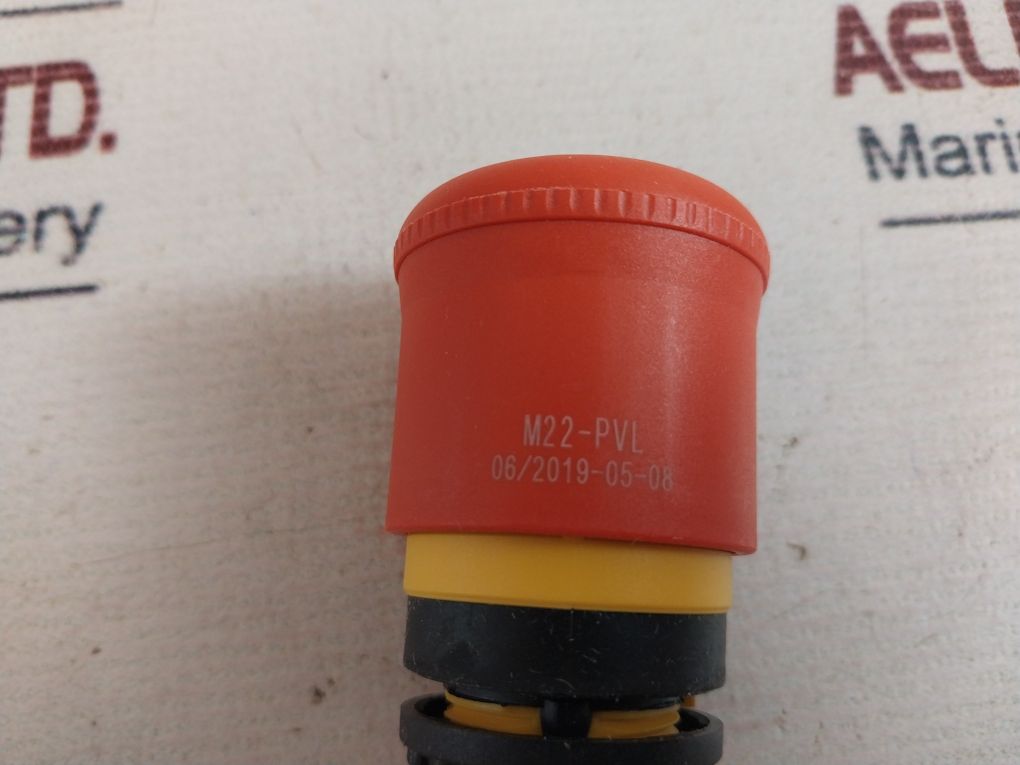 Eaton M22-pvl Emergency Stop Red Switch 