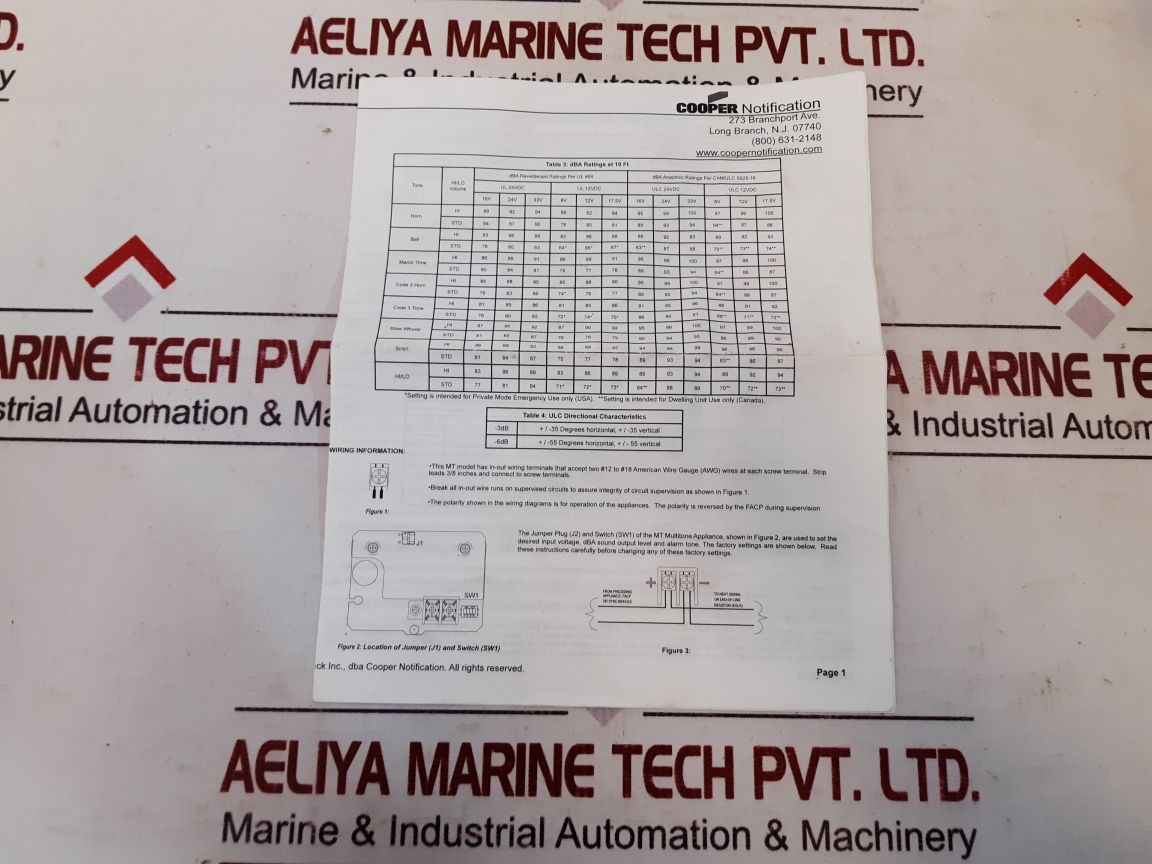 Eaton Mt-12/24 Wheelock Multitone Horn