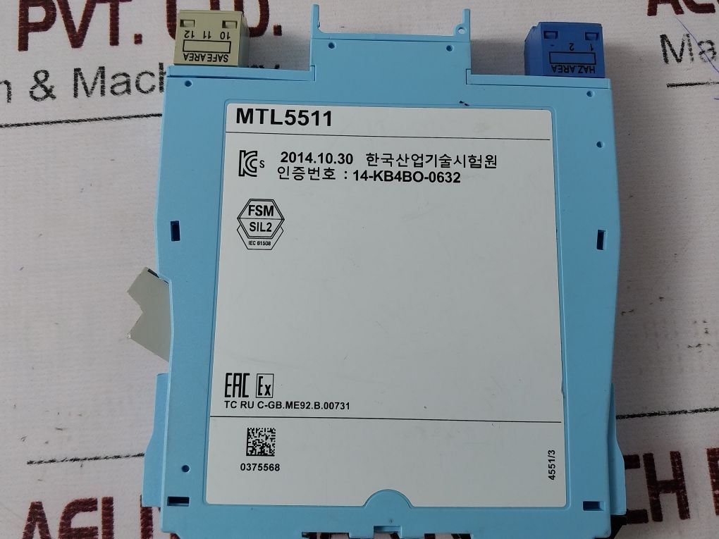 Eaton Mtl5511 Switch/Proximity Detector Interface