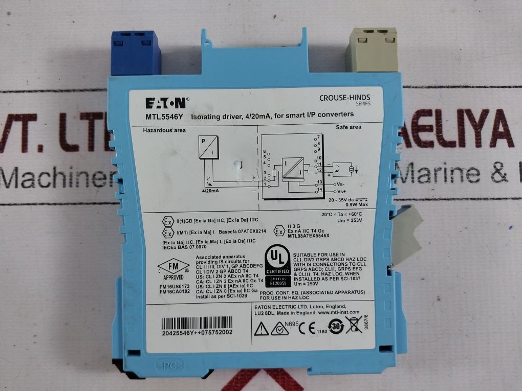 Eaton Mtl5546Y Isolating Driver
