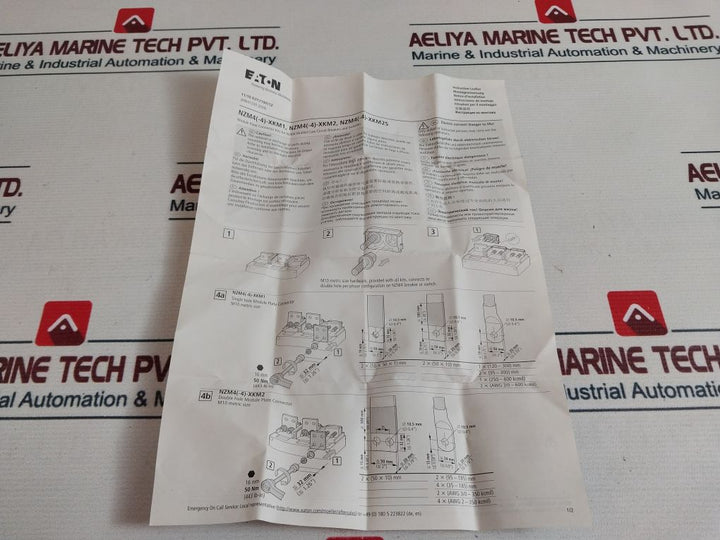Eaton Nzm4-xhbr Main Switch Assembly Kit Red/Yellow