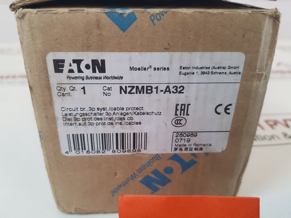 Eaton Nzmb1-a32 X Effect Circuit Breaker 3P