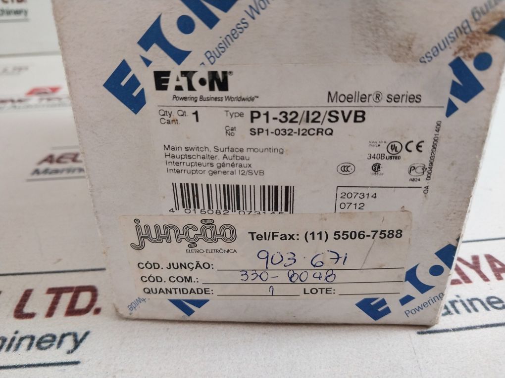 Eaton P1-32/I2/Svb Main Switch