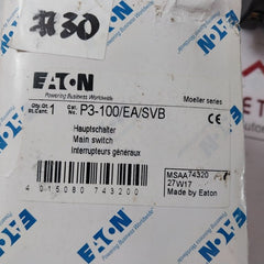Eaton P3-100/Ea/Svb Main Switch