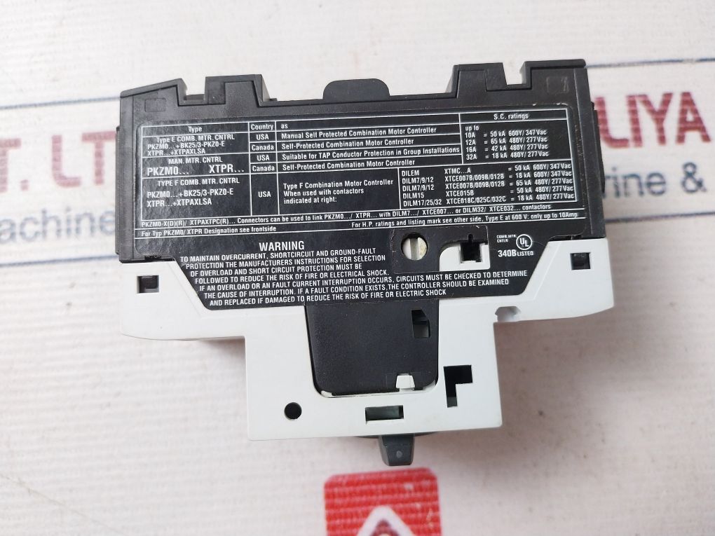 Eaton Pkzm0-10 Motor-protective Circuit-breaker Xtpr010Bc1