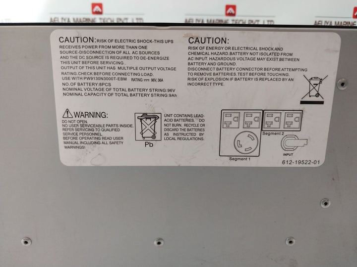 Eaton Pw9130L3000T-xl Uninterruptible Power Supply